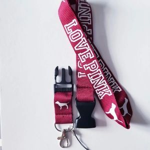 vs pink lanyard